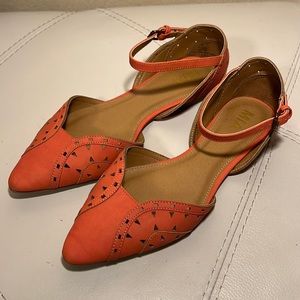 Orange flats